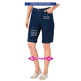 thumbnail image 3 of Woman Within Plus Size Stretch-Denim Five-Pocket Bermuda Jeans Shorts, 3 of 6