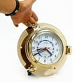 thumbnail image 6 of Nagina International 9" Solid Brass Porthole Time and Tide Clock, 6 of 6