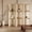 Natural Wood Color, variant on Breltam 6 Panels Japanese Style Room Divider, Folding Privacy Screen for Room Separation, Shoji Screen with Shelves for Home, Natural Wood