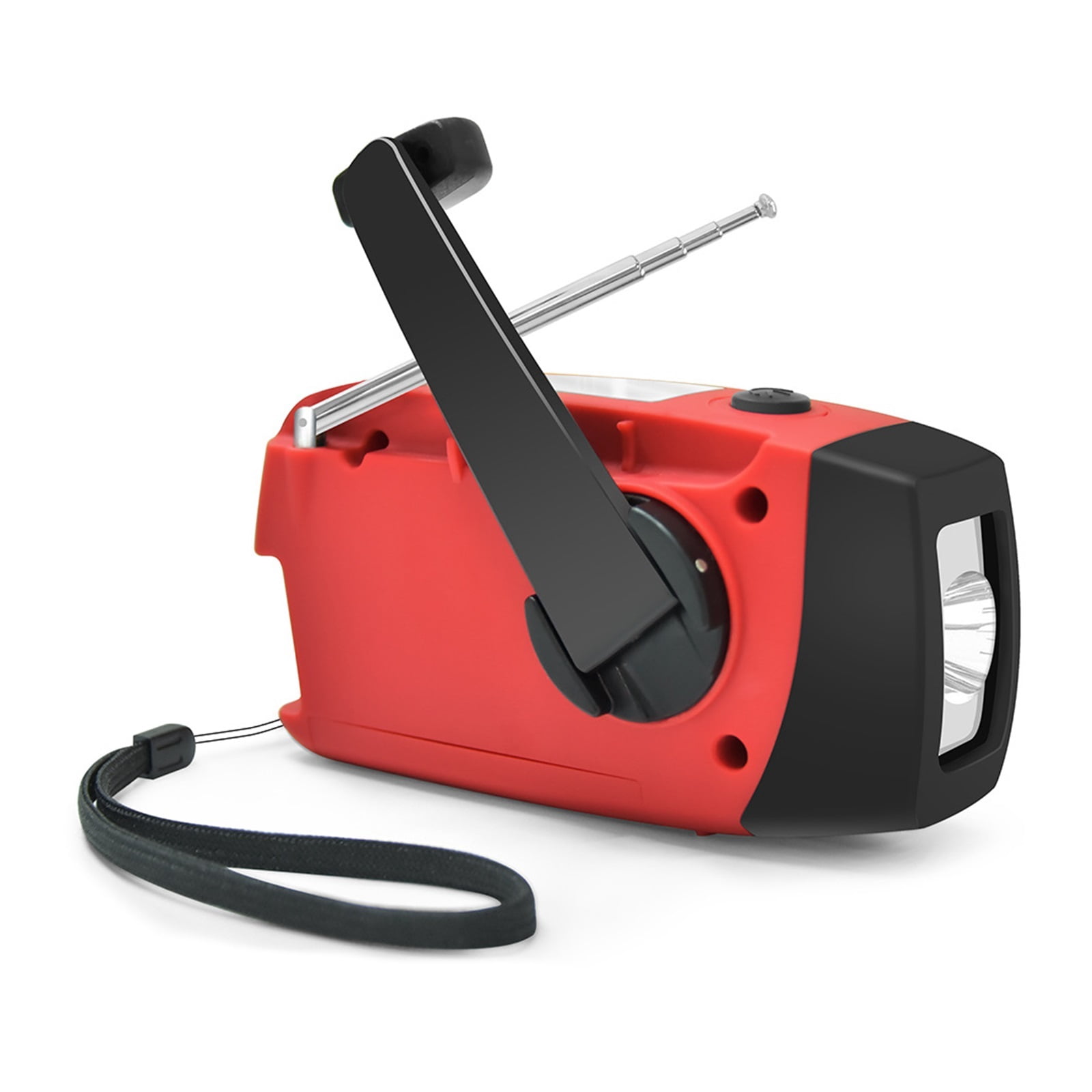 Solar Powered Emerncy Radio, Multi-Function Hand Crank Portable FM Radio with USB Charging for Outdoor Survival and Disaster Preparedness ,Listen Anytime, Anywhere