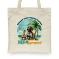 thumbnail image 2 of German Shorthaired Pointer Hello Summer Beach Theme with Sunglasses and Tropical Cocktail Canvas Tote Bag GSP Lover Dog Gift Reusable Shopping Grocery Bag - 00009, 2 of 5