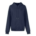 thumbnail image 6 of LHVUOA Women's Casual Hoodies Fleece Hoodies Shirts Long Sleeve Winter Sweatshirts Pullover Fall Outfits, 6 of 6