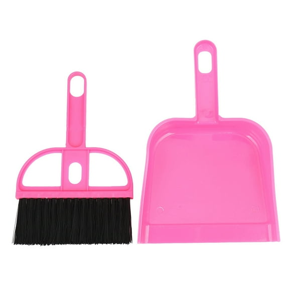 2X Mini Car Keyboard Cleaning Whisk Broom Dustpan Set,2 x Whisk Broom 2 x Dustpan