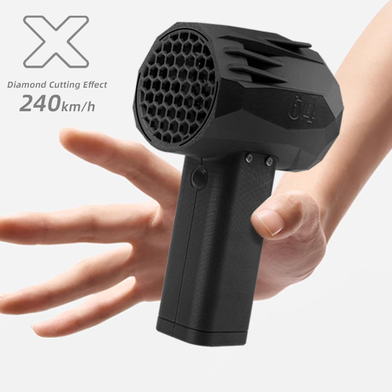 kowaku Air Blower Dry Blower Handheld Jet Fan Multifunction Portable Fan Electric Air Duster for Equipment Cleaning BBQ Car Computer