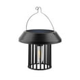 thumbnail image 2 of Uuiauoio Solar Lanterns Outdoor Waterproof Hanging Solar Powered Lanterns Lighting LED Dusk to Dawn Outdoor Flame Lantern for Garden Patio Yard Decorative, 2 of 8