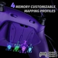 thumbnail image 6 of eXtremeRate RISE4 Plus MAX Back Paddles Kit with Clicky Trigger Stops & Rubberized Grip for PS5 Controller BDM-030 040 050, Remappable Back Buttons Kit for PS5 Controller - Galactic Purple, 6 of 8
