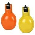 thumbnail image 4 of 2 Pieces Hand Whistles, Coaches Whistle, Loud Sound Lightweight Soft Sports Whistle Trainer Whistle for Walking orange and yellow, 4 of 10