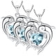 thumbnail image 1 of Colgantes y Dijes Delfin DolphinNeck02 3Pzas Collar Delfines/Corazón Plata/Azul Metal. High Monaco MXHIN-003, 1 of 4