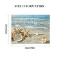 thumbnail image 3 of Nawypu  Seashell Seascape Giclee Pictures Photo Canvas Prints on Modern Stretched and Framed Canvas Wall Art Sea Beach Pictures Artwork for Home Decor wall art, 3 of 6