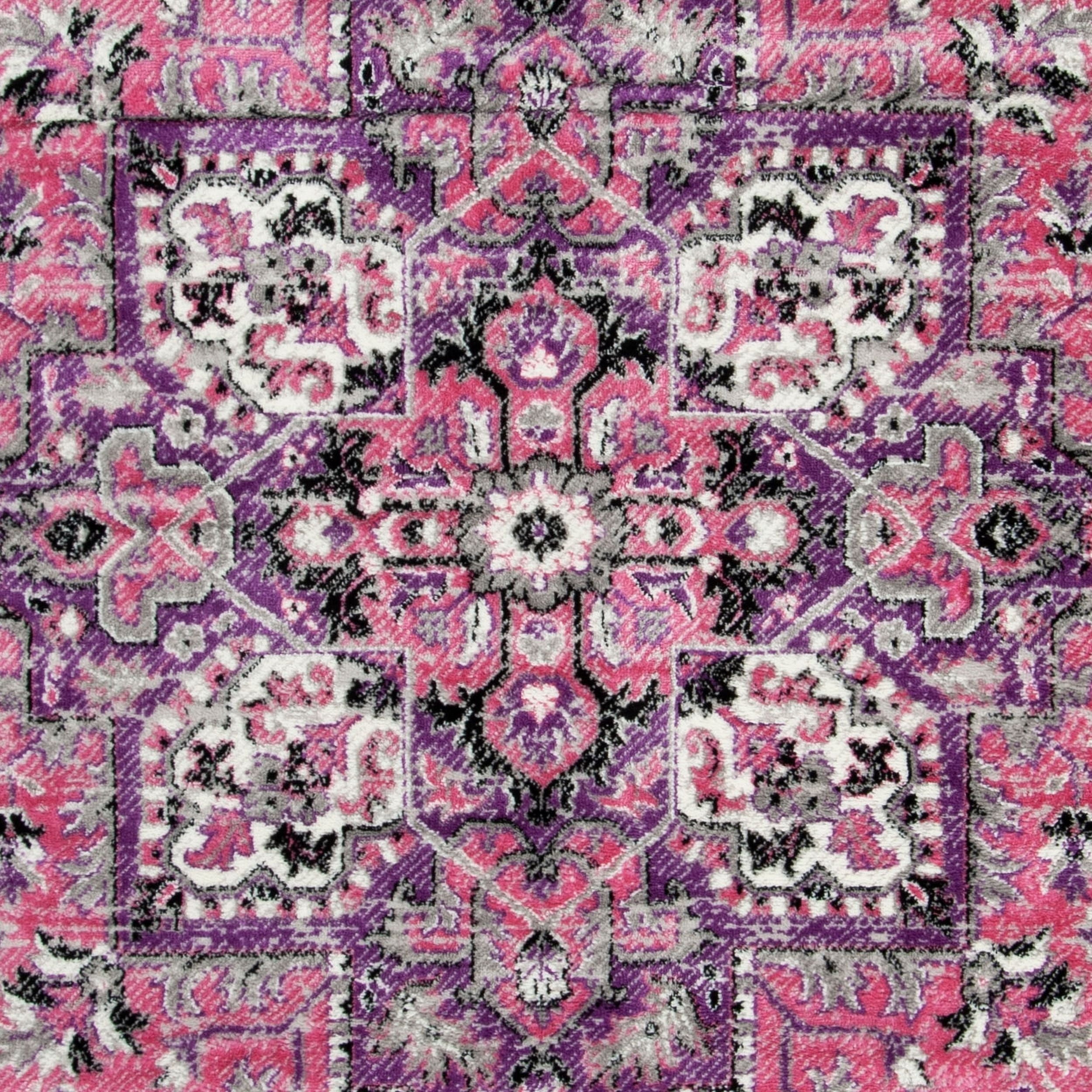 SAFAVIEH Skyler Boniface Floral Area Rug, Pink/Ivory, 9' x 12'