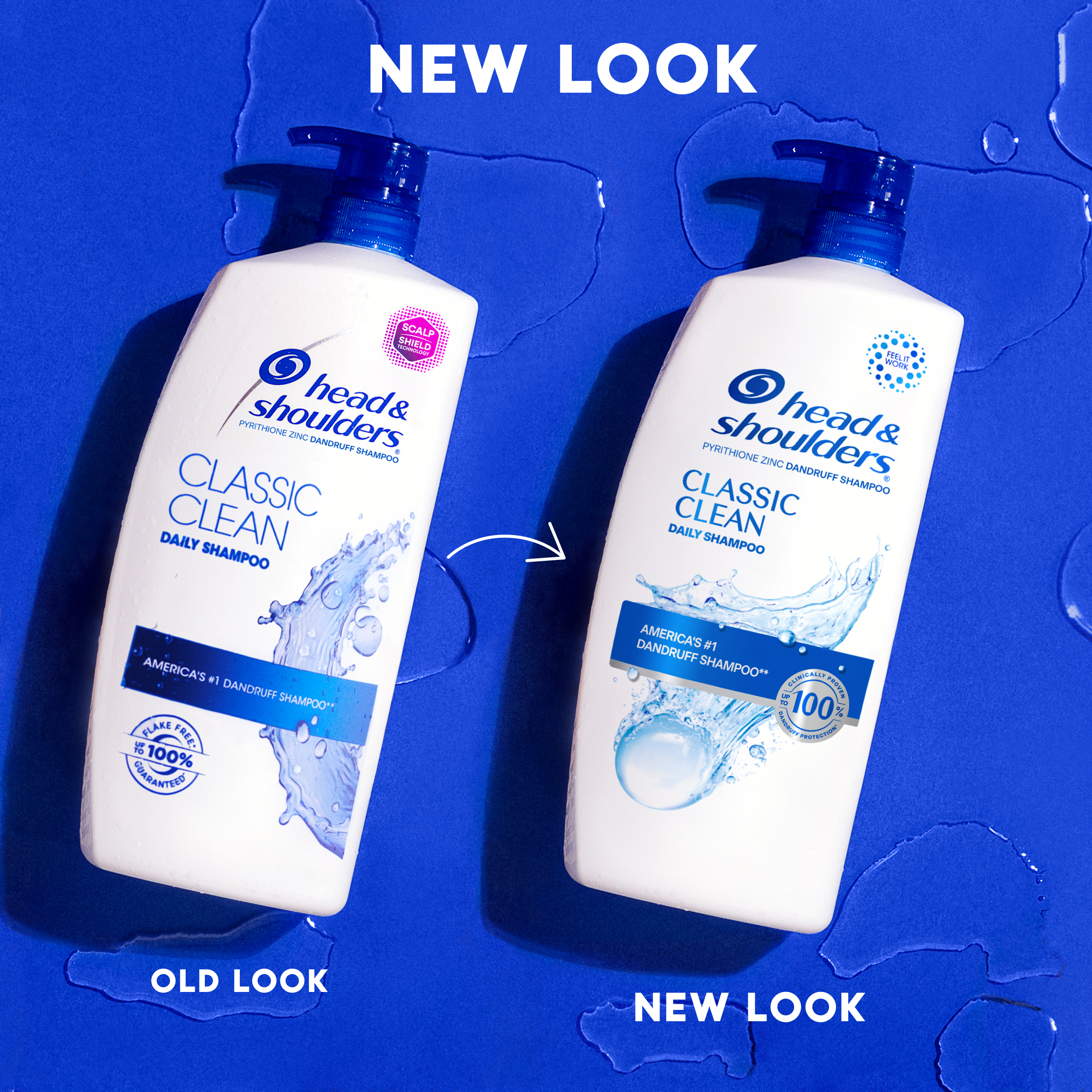 c*e様 HELLOS ヘロス Sub Pole2本セット(150-190) カ 2 pack) Head and Shoulders Dandruff Shampoo, Classic Clean