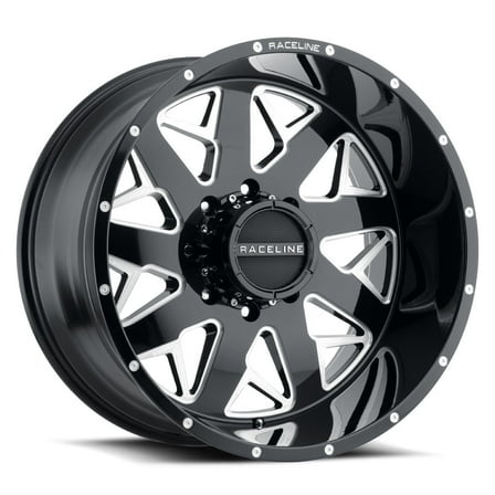 20" Black With Natural Accents 939M Disruptor Wheel by RaceLine 939M-21081-19