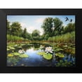 thumbnail image 2 of Cernov, Ivan 18x15 Black Modern Framed Museum Art Print Titled - Watterlilly near Dnepropetrovsk, 2 of 5