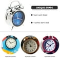 thumbnail image 4 of LOLIPPYY Square Iron Alarm Clock with Backlight for Bedroom - 1 Set, Easy-to-Read Display, Design, 4 of 5