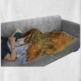 thumbnail image 6 of National Parks Soft Flannel Fleece Blanket, Rock on the Grand Canyon Monument Valley Heart of Nature Utah Photo Print, Cozy Plush for Indoor and Outdoor Use, 60" x 80", Orange Blue, by Ambesonne, 6 of 6