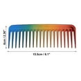 thumbnail image 4 of Unique Bargains Wide Tooth Hair Comb Hair Detangling Comb Wet and Dry Plastic Multicolor, 4 of 6