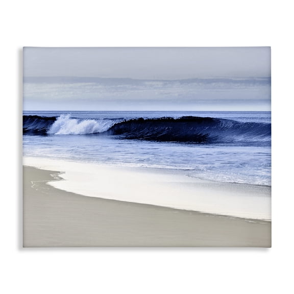 Stupell Industries Rustic Lodge Beach Waves On Sand Photograph Canvas Art, 20 x 16, by Devon Davis