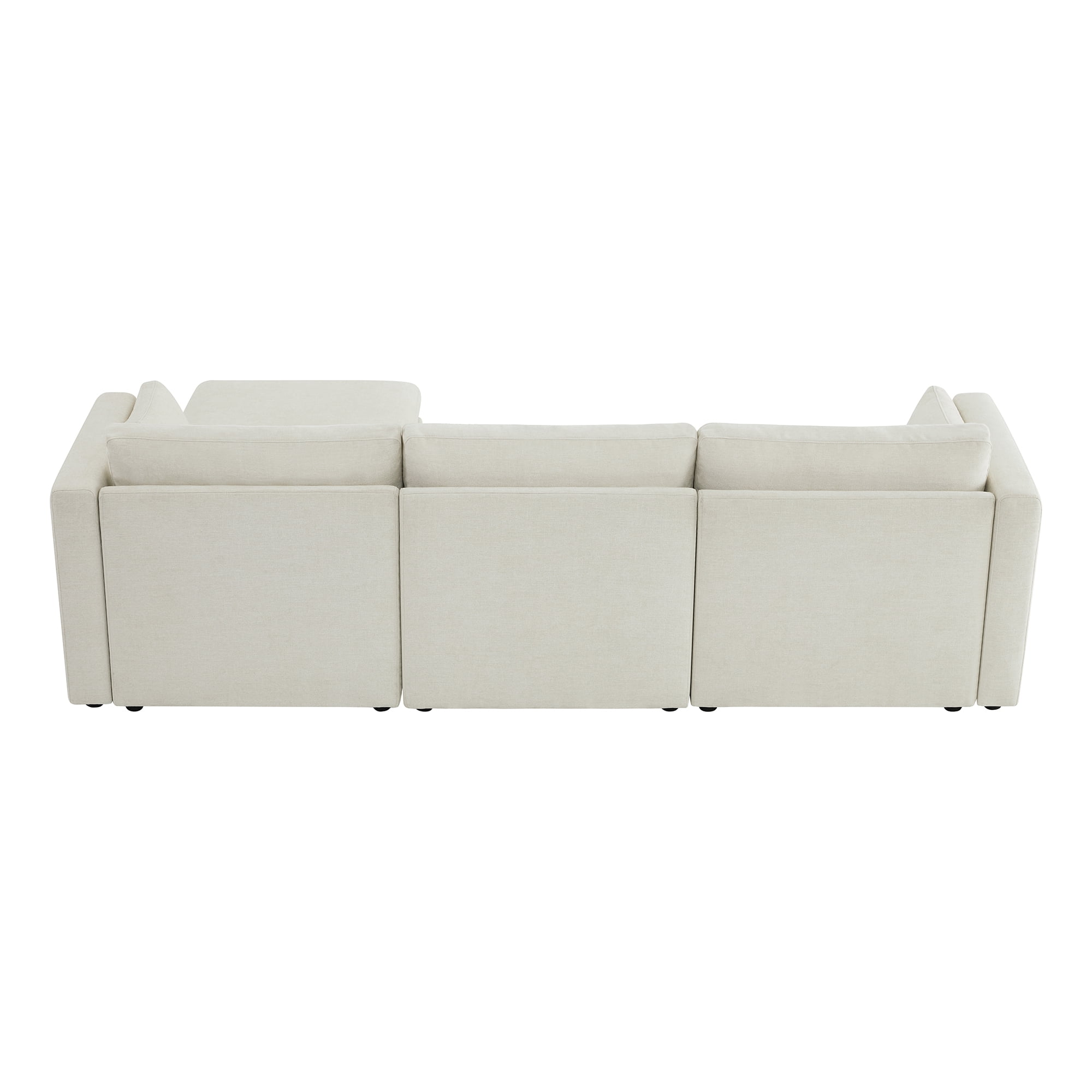 Clarita overstuffed modular sectional deals with ottoman