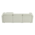 thumbnail image 5 of CHITA Oversized Modular Sectional Sofa Set with Storage Ottoman,Extra Large L Shaped Sofa Couch with Reversible Chaise,4 Seat Modern Modular Sofa for Living Room,Linen,112 inch Width, 5 of 12