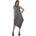 thumbnail image 3 of Moomaya Robe Kurti Sans Manches à une Épaule Imprimée pour Femmes, Vêtement de Créateur Boho pour Fête, 3 of 7