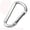 B, variant on Carabiner 8cm Aluminum D Shaped Carabiner Large Aluminum Alloy External Hook Backpack Buckle Quick Draw Buckle Connection Ring