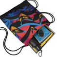 thumbnail image 4 of 13.5 x 16.5 Inch Halloween Pattern of Waterproof Drawstring Backpack with Shoe Compartment – Lightweight Dry Wet Separation Gym Bag for Men Women & Teens, 4 of 5