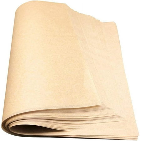 Cterwk 50 Pcs 16 x 16 inch Parchment Paper Sheets Precut Non-Stick Baking Parchment Paper for Baking Oven Cookies Cake Air Fryer
