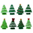 thumbnail image 5 of Gymnture christmas Mini Resin Xmas Tree Landscape Decor - 8Pcs, 5 of 10