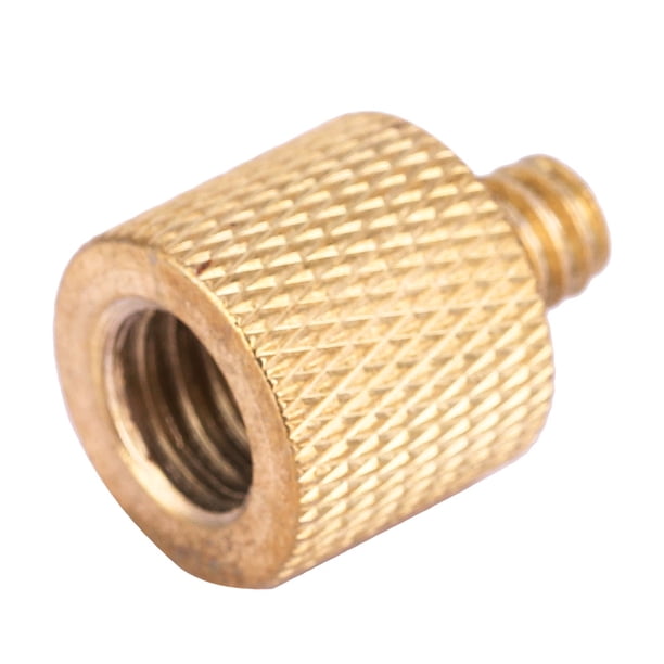 Mugast Tornillo Adaptador de, latón 3/8 '' Hembra a 1/4 '' Macho Trípode de cámara Tornillo Adaptador Ligero para trípode de cámara y Soporte Tornillo de Placa de Carga rápida Khall 2.21419E+12