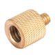 thumbnail image 1 of Mugast Tornillo Adaptador de, latón 3/8 '' Hembra a 1/4 '' Macho Trípode de cámara Tornillo Adaptador Ligero para trípode de cámara y Soporte Tornillo de Placa de Carga rápida Khall 2.21419E+12, 1 of 5