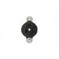 thumbnail image 1 of Toma eléctrica Leviton 5558-SS, 20 amperios, 125 V, negra, 1 of 1