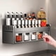 thumbnail image 4 of Wall-Mounted Stainless Steel Spice Rack - Multi-Functional Storage, 4 of 5