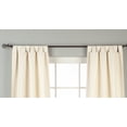 thumbnail image 2 of Cream Tab Top Matka Raw Silk Curtain / Drape  - 43W x 120L - Piece, 2 of 2