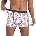 thumbnail image 2 of Kdxio Men's Boxer Briefs with Lavender Flowers Print - Comfortable and Breathable Underwear for Everyday Wear, 2 of 7