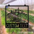 thumbnail image 2 of Craftnamesign Custom Our Vineyard Sign, Garden Sign, Outdoor Vineyard Farm Metal Hanging, 2 of 4