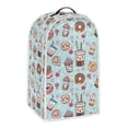thumbnail image 2 of Yuyamidu Doughnut Blender Covers Dust-Proof Juicer Coffee Maker Cover Blue Kitchen Appliance Dust Cover Wear Resistant Food Processor Cover with Hanlde, Dessert Theme, 2 of 6