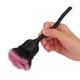 thumbnail image 2 of Forma de Rosa Mango Largo Nail Art Brush Manicure Nail Polishing Pincel de eliminación de polvo(Negro + rosa) Para Uñas Crtynell NO, 2 of 7