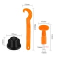 thumbnail image 2 of Yeacher 50 PCS Tile Leveling System Reusable Tile Leveler Spacers and 1PC Wrenches Construction Tools for Wall Floor Bathroom Tile Adjustment, 2 of 7