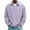 #055-Purple, variant on Donemore Men's Solid Color Long Sleeve Turn-Down Collar Knitted Pullover Sweater Breathable Casual Versatile