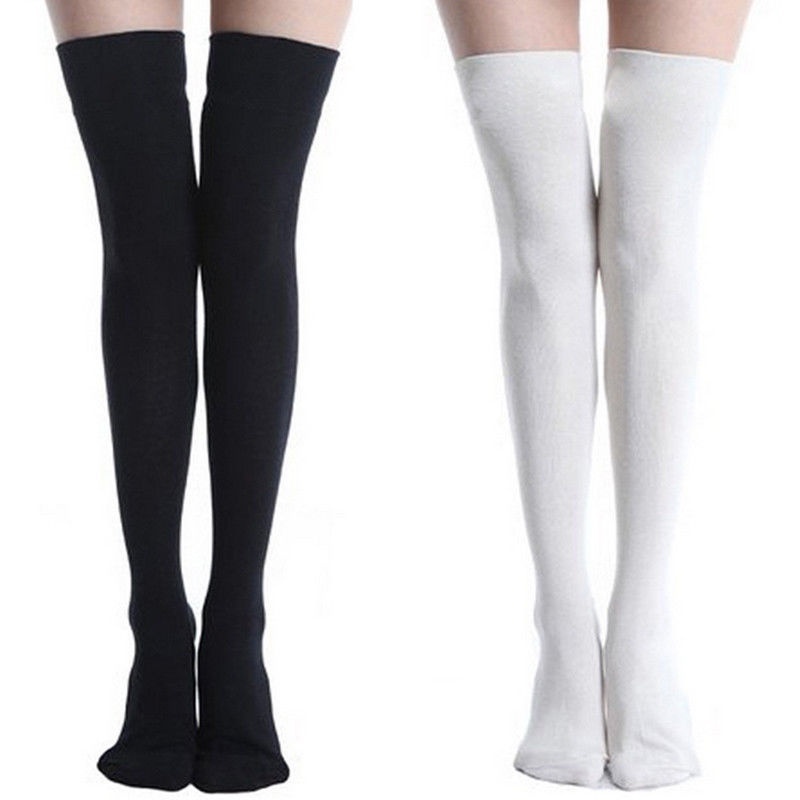 Fashion Women Ladies Tights Lace Top Stay Up Thigh High Stockings ...