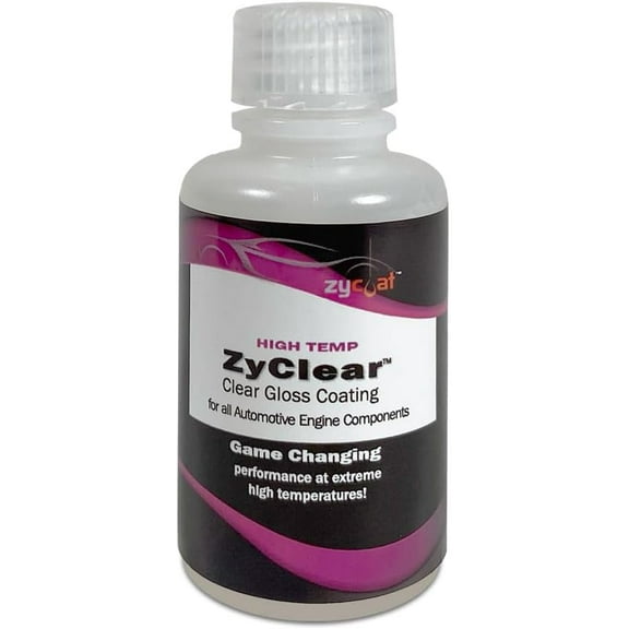 ZyCoat ZyClear 15004 High Temperature Coating - Clear Coat High Gloss, 4 Ounce