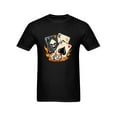 thumbnail image 3 of XIANQI Fire Poker And Dice Graphic T-Shirt Unisex Casual Tee S, 3 of 5