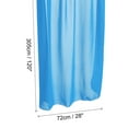 thumbnail image 2 of 2 Paquete 10 Pies Chifón Mesa Camino 28 x 120 Pulgadas Rústico Gasa Mantel Transparente Lago Azul Unique Bargains, 2 of 6