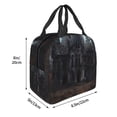 thumbnail image 3 of Easygdp Gloomy Mansion Forest Scene Bolsa Térmica Premium - Tela Oxford Impermeable, Gran Capacidad, Bolsillo Frontal, Unisex para Trabajo, Escuela, Actividades al Aire Libre y Picnics, 3 of 8