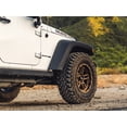thumbnail image 4 of RockTrix RT109 17 inch Wheel Compatible with Jeep Wrangler JK JL 17x9 5x5 Wheels (-12mm Offset, 4.5in Backspace) 5x5 PCD, 71.5mm Bore, Bronze Wheels, Also fits Gladiator JT Rims, 4 of 8