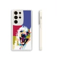 thumbnail image 1 of Proteja su dispositivo con estilo: lindas ilustraciones de mascotas de dibujos animados en una funda plateada para iPhone 15 Pro Max 14 13 12 Pro 11, 1 of 4