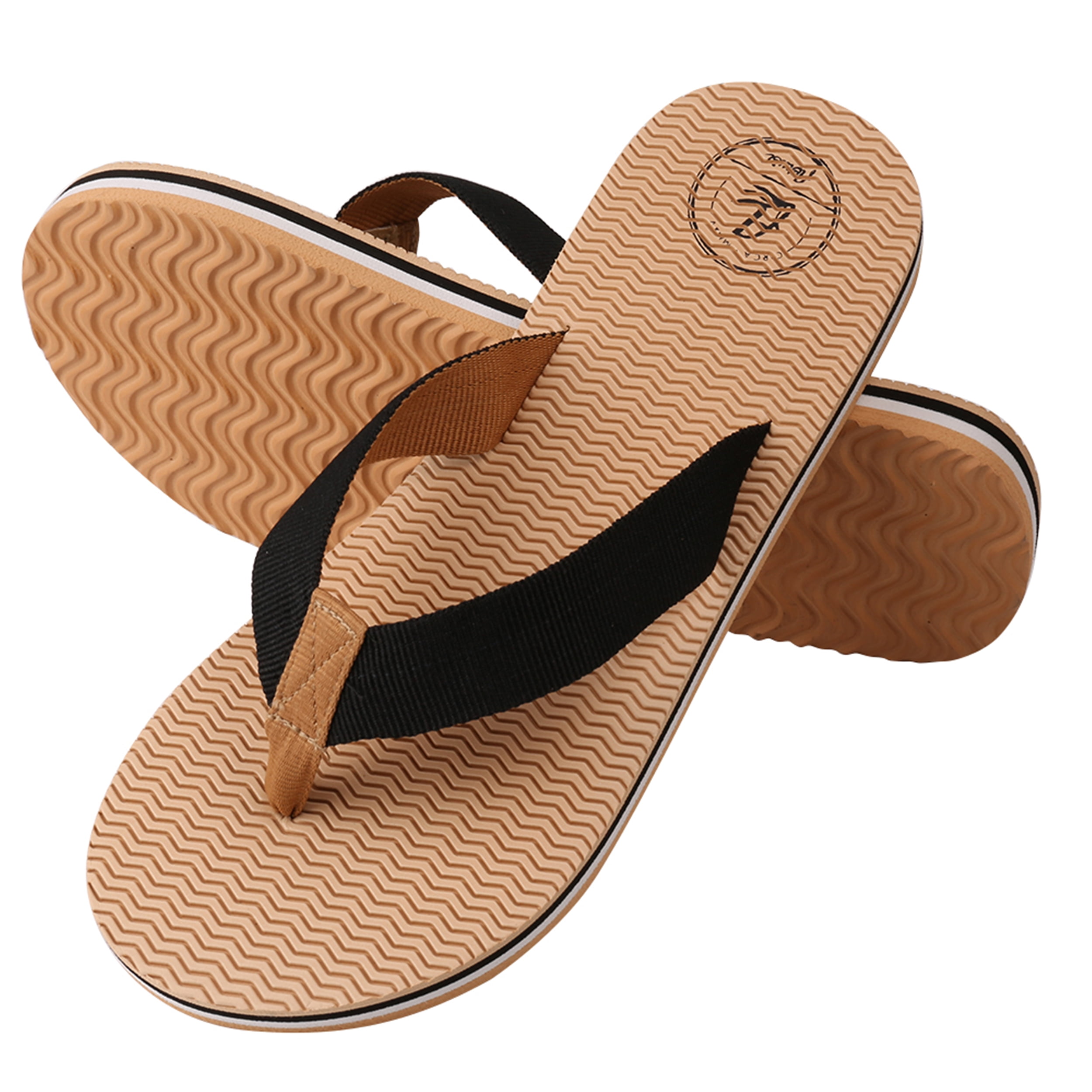 Women’s Comfort Flip Flop Sandals with Cushioned Footbed, Lightweight Everyday Beach Slides