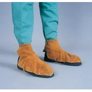 64055156 Side Split Leather Ankle High Shoe Cover With Adjustable Straps (1/PR)