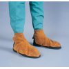 64055156 Side Split Leather Ankle High Shoe Cover With Adjustable Straps (1/PR)