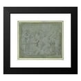thumbnail image 2 of Style of Hans Rottenhammer 17x15 Black Modern Framed Museum Art Print Titled - King Solomon Adoring&nbsp;Idols, 2 of 5